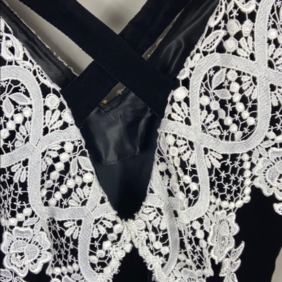 Jessica McClintock Vintage Velvet Dress size 13/14(s/m) - Picture 10 of 14